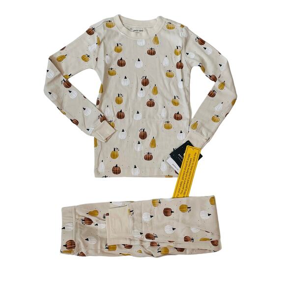 NWT Petit Lem Size 12M Pumpkin PJs - Picture 1 of 4